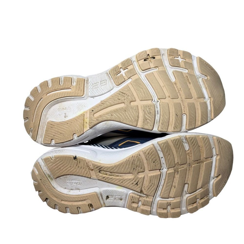 Women’s Brooks Adrenaline 23 Navy and Gold Sneakers size 8 B - Picture 5 of 6